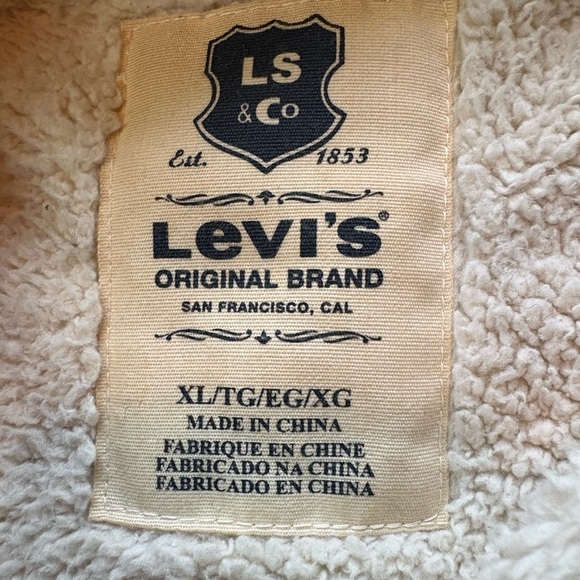 Levi’s corduroy Sherpa lined jacket men’s XL - Picture 3 of 7